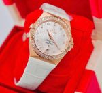 Đồng Hồ Omega Constellation Co-Axial 18K Rose Gold – Siêu Phẩm Sang Trọng Cho Quý Cô Hiện Đại 