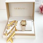 Đồng Hồ Nữ Versace Medusa Frame Barocco Print Watch 36mm VEVF00620 Màu Vàng