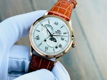 Đồng hồ ORIENT BAMBINO SUN AND MOON 2024 RA-AK0801S10B – TUYỆT TÁC CỔ ĐIỂN MANG HƠI THỞ THỜI GIAN