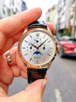 Đồng hồ Montblanc Heritage 112535 Chronométrie Quantième – Nghệ Thuật Thời Gian Trong Khối Vàng Nguyên Chất