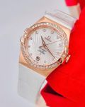 Đồng Hồ Omega Constellation Co-Axial 18K Rose Gold – Siêu Phẩm Sang Trọng Cho Quý Cô Hiện Đại 