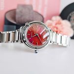 Đồng hồ Citizen Arcly Eco-Drive – Tuyệt phẩm đồng hồ Nhật Bản mặt khảm xà cừ đỏ đẳng cấp, tặng kèm dây da chính hãng