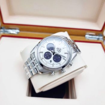Đồng hồ Orient RA-TX0305S10B – Đồng Hồ Solar Chronograph Thép Trắng Mặt Trắng Sang Trọng và Thể Thao 2025