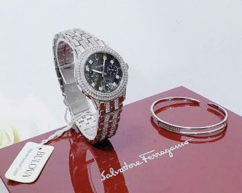 Bulova 96N110 – Tuyệt phẩm đồng hồ nữ đính đá sang trọng và tinh tế, vẻ đẹp vượt xa ảnh chụp