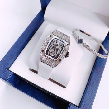 Đồng Hồ Hanboro by Huboler Nhện Hồng Silver – Siêu Phẩm Đẳng Cấp Với Thiết Kế Độc Bản