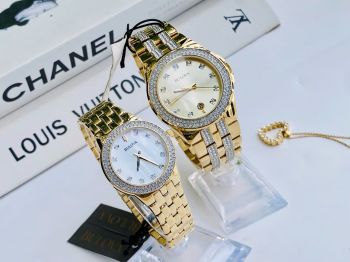 Đồng Hồ Đôi Bulova Phantom 98B174 & 98X124 – Sang Chảnh Với Tông Gold