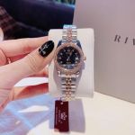 Đồng Hồ AMICA for woman Thiết kế kinh điển Rolex, Quai kim loại demi Kính sapphire nhiều màu