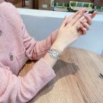 Đồng hồ Franklin FL9099 – Kiểu dáng trendy, tặng kèm dây KL và hoa tai ngọc trai thật