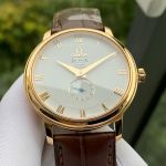 Đồng hồ Omega De Ville 4614.30.02 Prestige Small Seconds – Siêu phẩm vàng hồng 18k mang phong cách cổ điển sang trọng