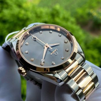 ĐỒNG HỒ OMEGA AQUA TERRA 150M – CO-AXIAL MASTER 38mm 220.20.38.20.56.001 – Sedna Gold 18K