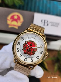 Đồng hồ Quốc Huy Việt Nam phiên bản giới hạn Limited 252VN132 dây kim loại