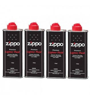 Bình Xăng Zippo 125ml, Chuyên Dụng Cho Tất Cả Các Loại Bật Lửa Xăng Đá - Loại Xịn