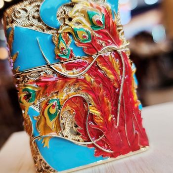 Tuyệt phẩm bật lửa Zippo Phượng Hoàng Lửa mạ vàng 18K – Đỉnh cao nghệ thuật chế tác, 1 chiếc duy nhất tại Việt Nam