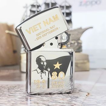 Zippo Kỷ Niệm 80 Năm Quốc Khánh Việt Nam – Sự Giao Thoa Giữa Di Sản Lịch Sử và Nghệ Thuật Sưu Tầm
