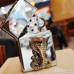 Bật Lửa Zippo Snake – Phiên Bản Rắn Hổ Mang 3D Chào Đón Năm TỴ