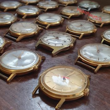 Bộ sưu tập đồng hồ cổ Poljot 29 chân kính automatic bọc vàng Liên Xô - Mua đồng hồ Poljot cổ