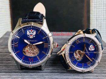 Đồng hồ Tổng thống hở tim vỏ thép 4600160 Thiết Kế Hở Tim Đầy Cuốn Hút