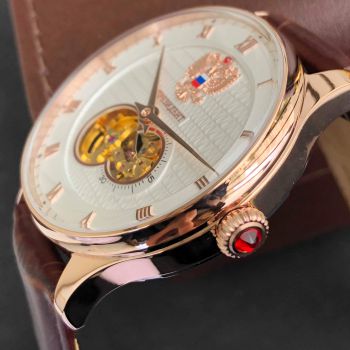 Đồng hồ Tổng thống hở tim vàng hồng 6509151