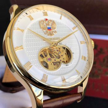 Đồng hồ Tổng thống hở tim vàng tươi 6506150