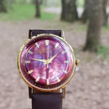 Đồng hồ cổ Nga Liên Xô cực đẹp, vàng đúc nguyên khối 583, NOS, Poljot 29 jewels automatic, poljot 3133, poljot 16 jewels bát úp