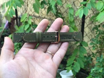 Dây 04 đeo đồng hồ Nga Vuanhwatch màu xanh khóa vàng hồng