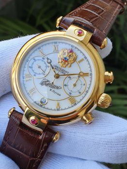 Đồng hồ Nga chữ ký Tổng thống máy 3133 đá đỏ 252067