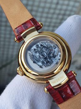 Đồng hồ Nga President chữ ký Tổng thống nữ đá hồng 252073