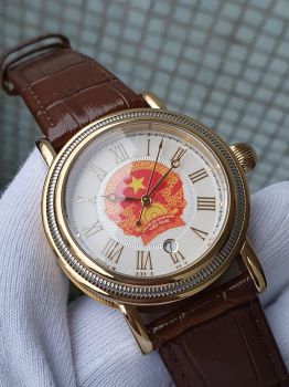 Đồng hồ Nga 252VN074 Quốc huy Việt Nam