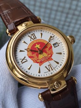 Đồng hồ Nga 252VN076 Quốc huy Việt Nam