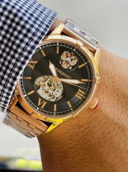 Đồng hồ Tổng thống Nga President 4609160KL 2 dây kim loại và dây da