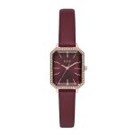 Đồng Hồ Nữ Elle Grands Boulevards ELL25060 Màu Đỏ Đô