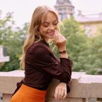 Đồng Hồ Nữ Elle Grands Boulevards ELL25060 Màu Đỏ Đô