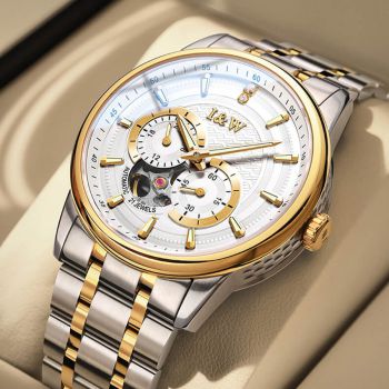 Đồng Hồ Nam I&W Carnival 627G1 Automatic Màu Bạc