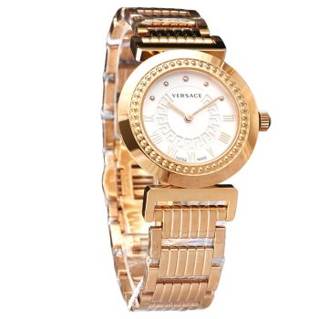 Đồng Hồ Nữ Versace Vanity Collection Gold Watch 35mm Màu Vàng