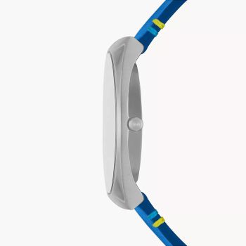 Đồng Hồ Nam Skagen Grenen Solar Halo Ocean Leather Watch SKW6873 Màu Xanh Blue