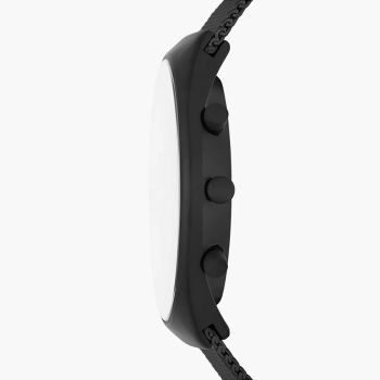 Đồng Hồ Nam Skagen Grenen Chronograph Midnight Stainless Steel Mesh Watch SKW6822 Màu Đen