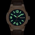 Đồng Hồ Nam I&W Carnival 589G1 Automatic Màu Nâu Vàng