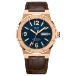 Đồng Hồ Nam I&W Carnival 589G1 Automatic Màu Nâu Vàng