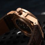 Đồng Hồ Nam I&W Carnival 589G1 Automatic Màu Nâu Vàng