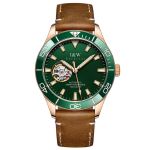 Đồng Hồ Nam I&W Carnival 542G1 Automatic Màu Nâu Xanh