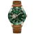 Đồng Hồ Nam I&W Carnival 542G1 Automatic Màu Nâu Xanh