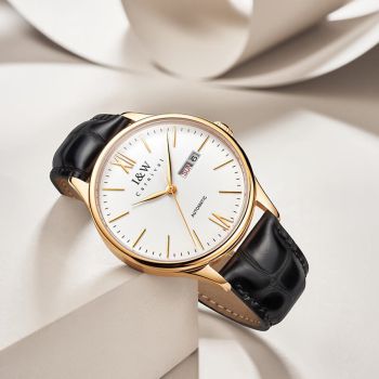 Đồng Hồ Nam I&W Carnival 529G1 Automatic Màu Đen Trắng