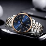 Đồng Hồ Nam I&W Carnival 528G8 Automatic Màu Xanh Bạc