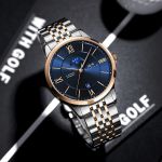 Đồng Hồ Nam I&W Carnival 528G8 Automatic Màu Xanh Bạc