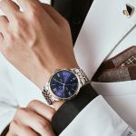 Đồng Hồ Nam I&W Carnival 528G8 Automatic Màu Xanh Bạc