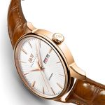 Đồng Hồ Nam I&W Carnival 519G1 Automatic Màu Nâu Vàng