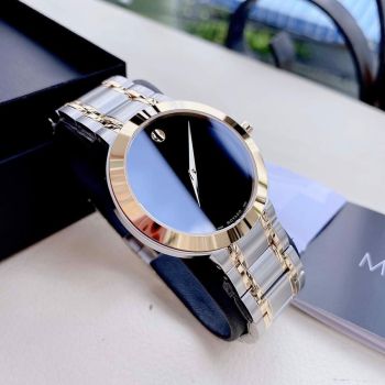 Đồng Hồ Nam Movado Stiri Two-Tone 0607278 Màu Đen Bạc