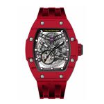 Đồng Hồ Nam Tsar Bomba Quick Release Carbon Fiber Bezel TB8218CF-RR Màu Đỏ