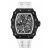 Đồng Hồ Nam Tsar Bomba Carbon Fiber Waterproof TB8209CF-BW Màu Đen Trắng