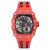 Đồng Hồ Nam Tsar Bomba Carbon Fiber Waterproof TB8209CF-R Màu Đỏ